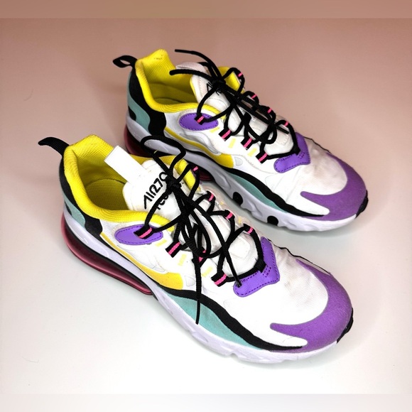 Nike Air Max 270 RT (PS)  Kids Shoes BQ0103-101 Size-6.5Y  Multicolor - Picture 3 of 10